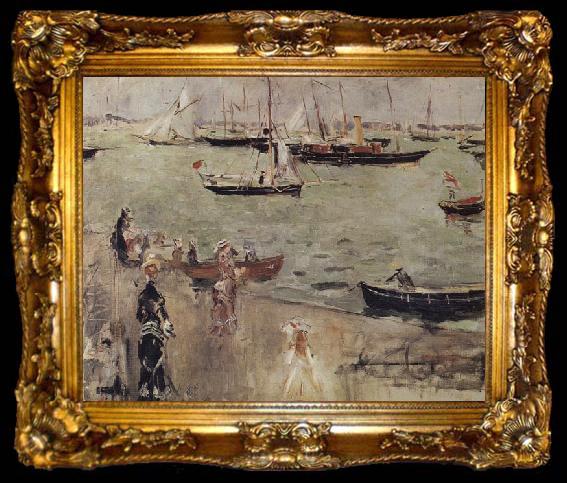 framed  Berthe Morisot Isle of Wight, ta009-2